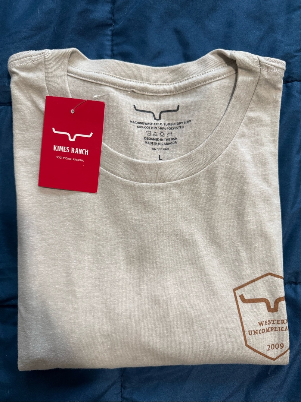Kimes Ranch Men's Desert Tan Short-Sleeve Logo T-Shirt